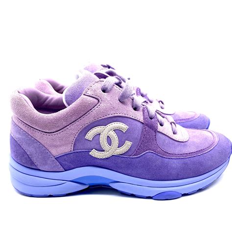 purple chanel sneakers|chanel sneakers on sale.